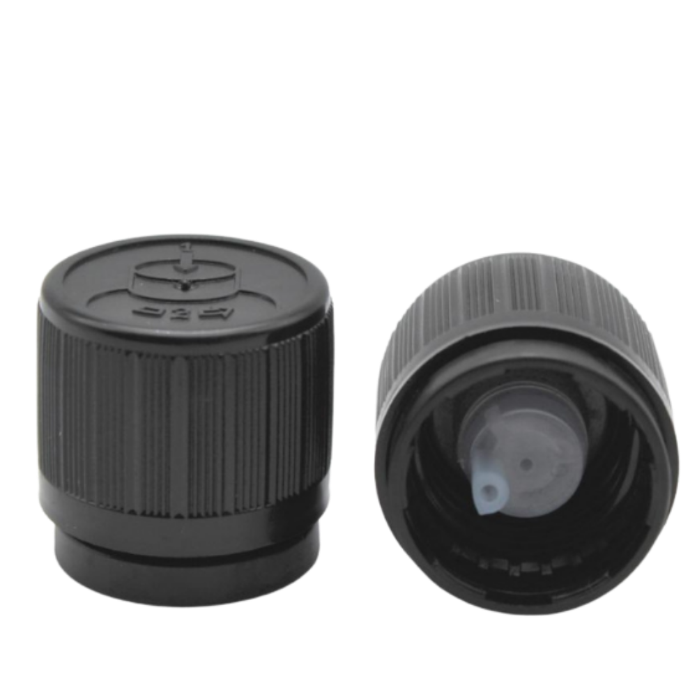 Senkrechttropfermontur 1,0mm schwarz, DIN18