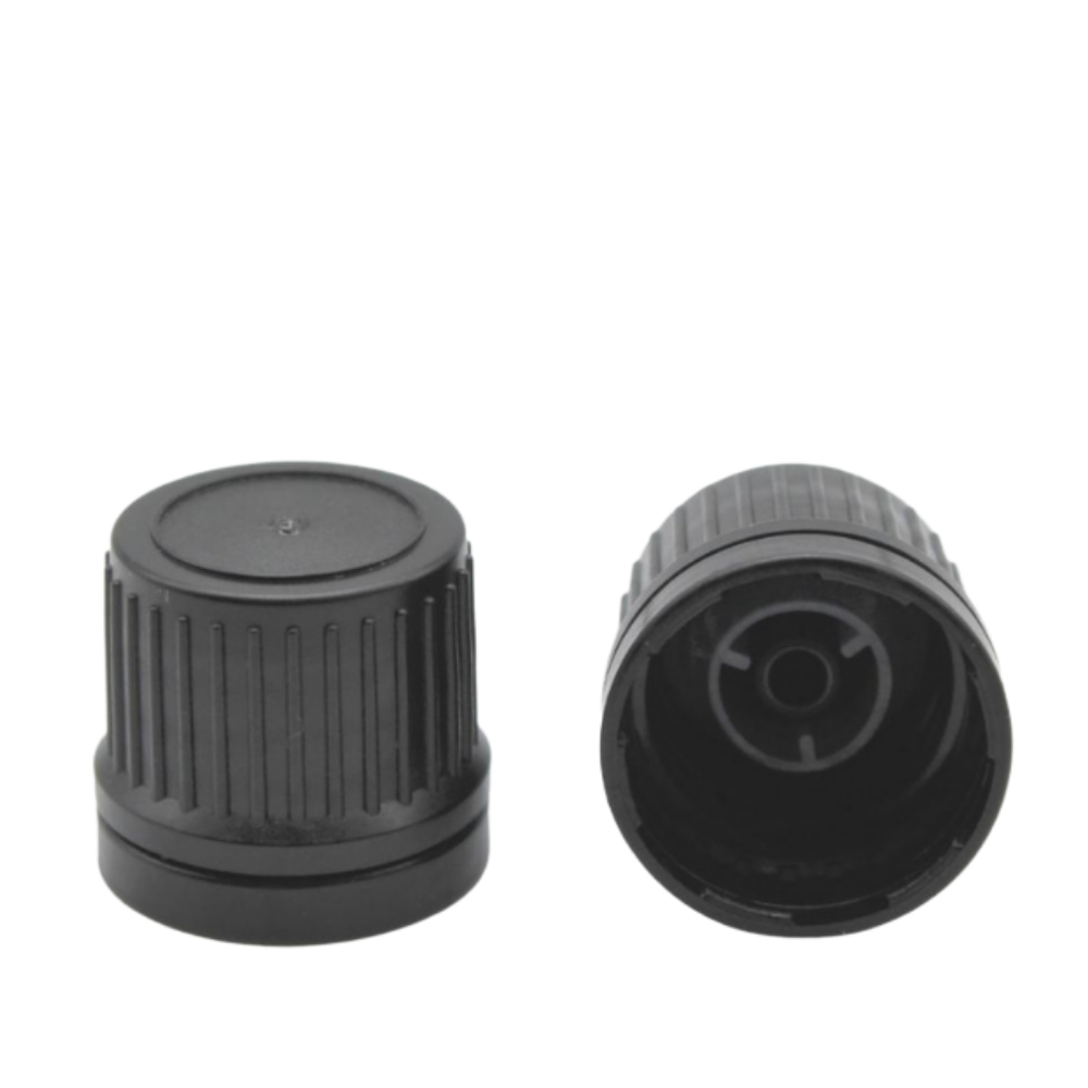 Verschluss schwarz mit Gießring, DIN18