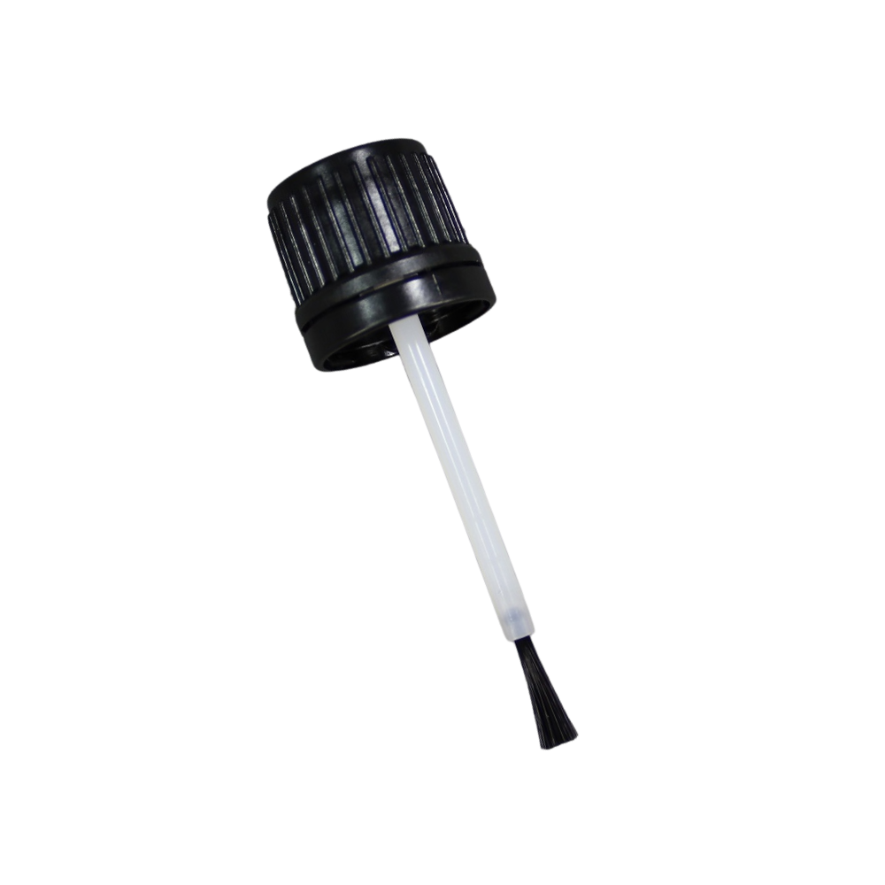 Pinsel-Verschluss schwarz, DIN18