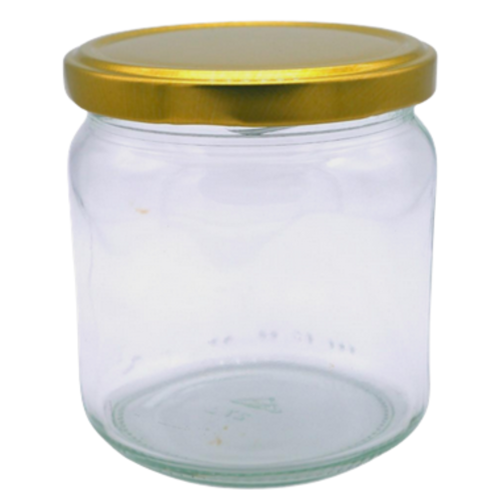 500ml Konservenglas mit goldenem Twist-off