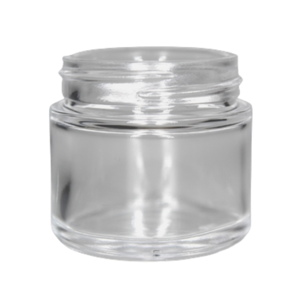 25ml Glastiegel klar