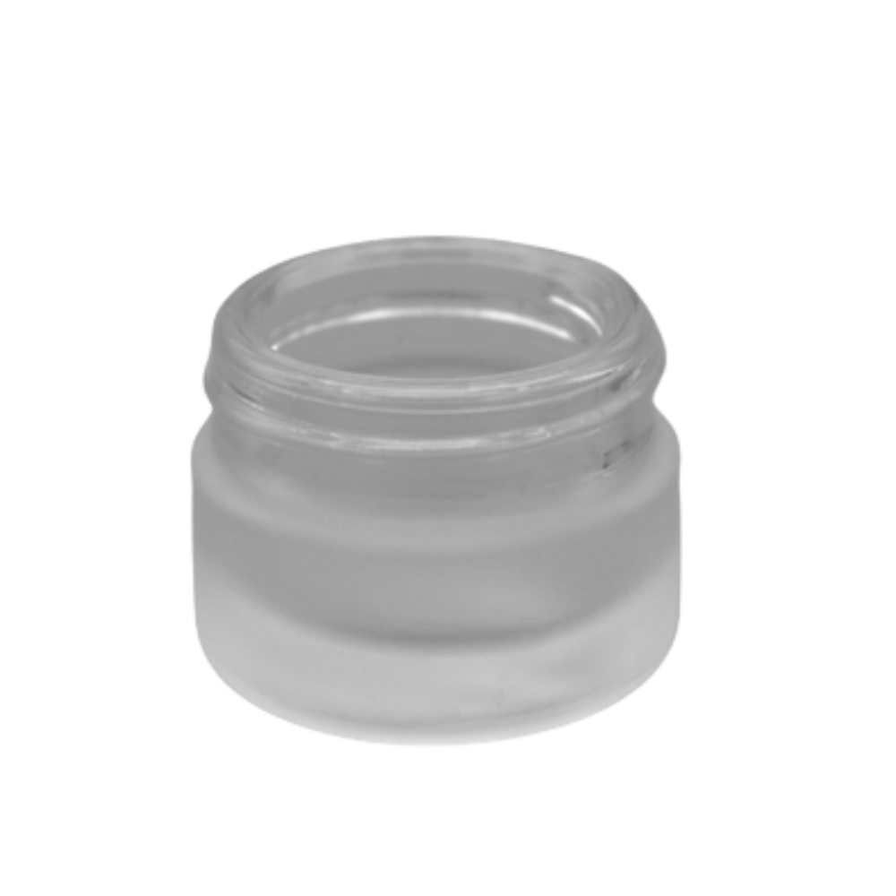 3ml Glastiegel matt