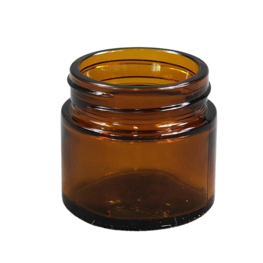 30ml Glastiegel braun