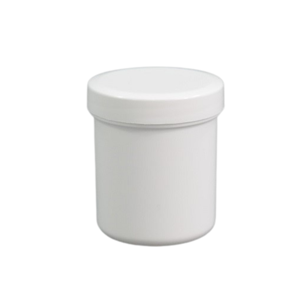 20g/25ml Schraubdose weiß mit weißem Verschluss