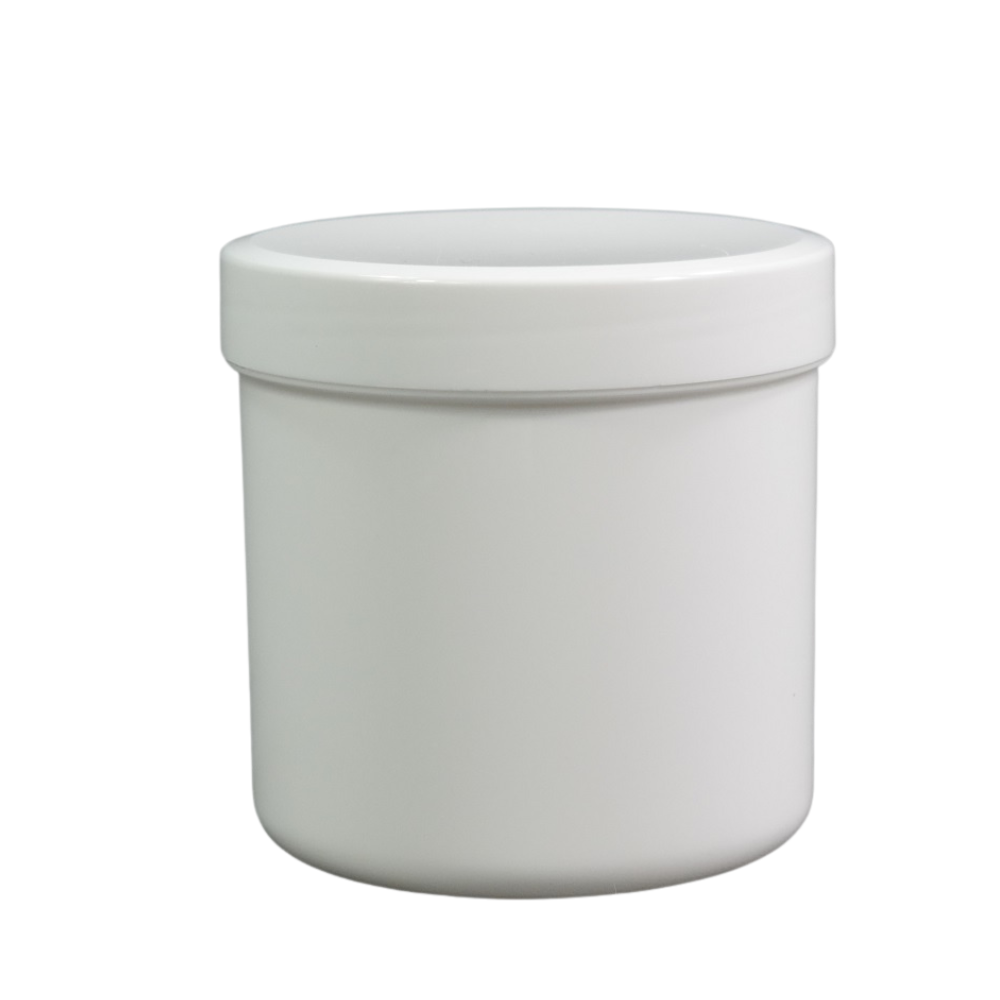 250g/310ml Schraubdose weiß mit weißem Verschluss