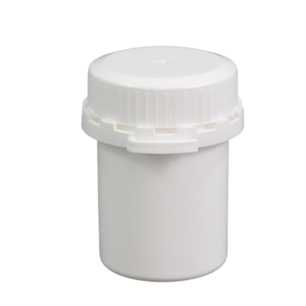 30g/38ml Schraubdose OV weiß mit Sicherheitsverschluss