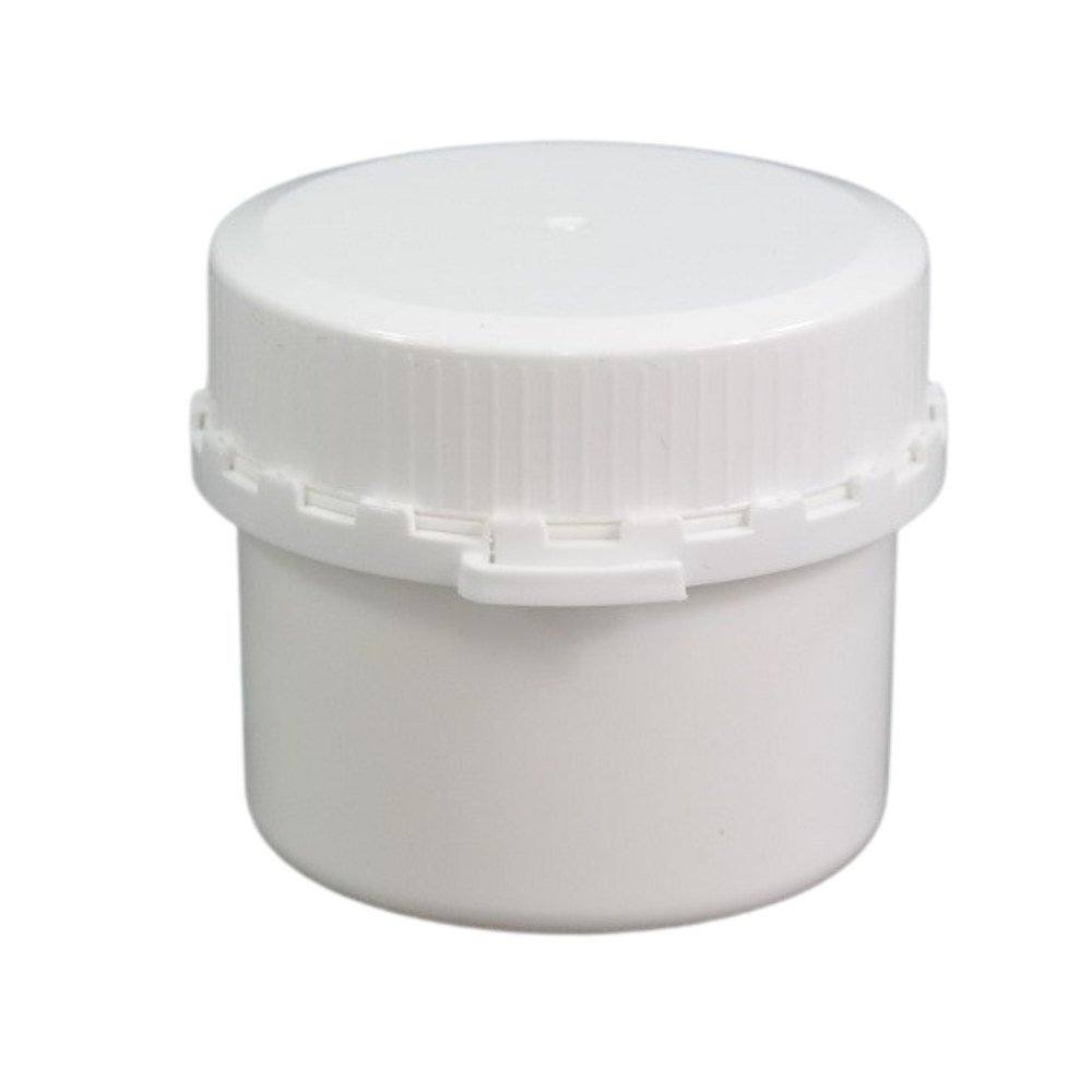 80g/100ml Schraubdose OV weiß mit Sicherheitsverschluss