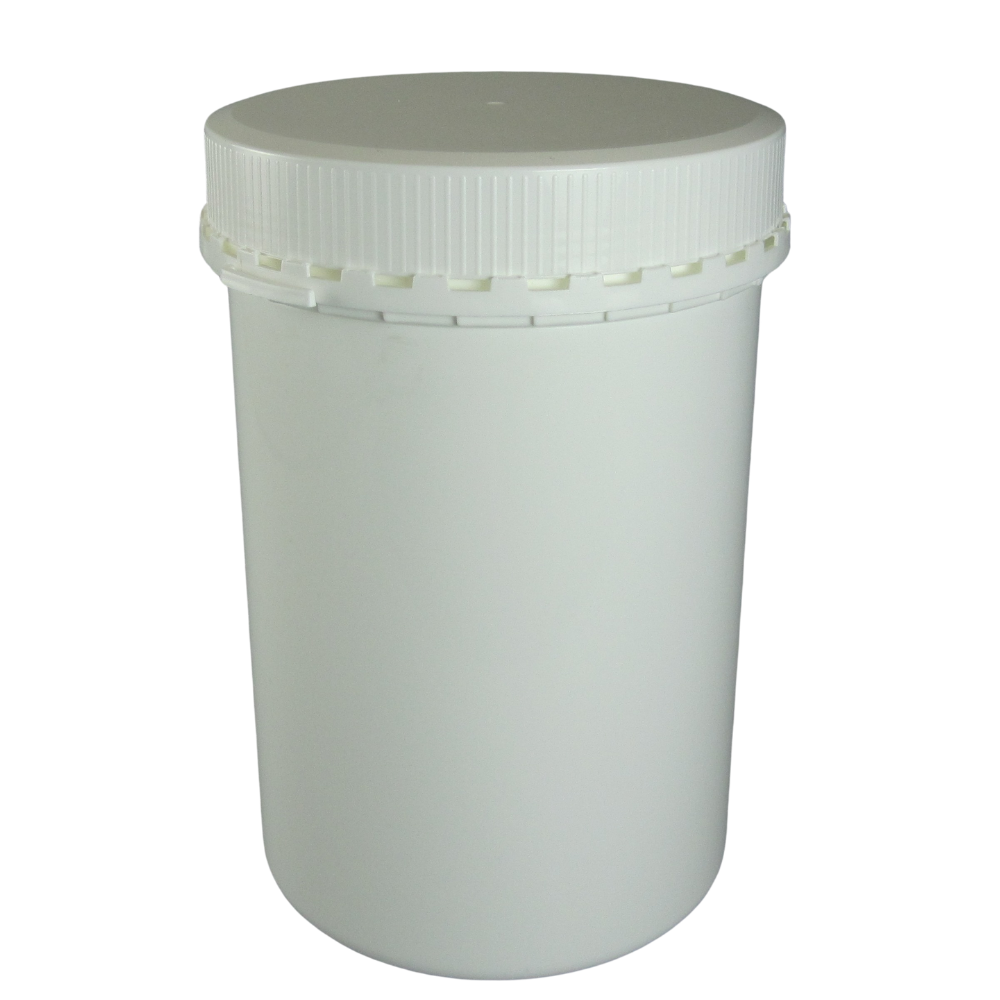 1000g/1250ml Schraubdose OV weiß mit Sicherheitsverschluss