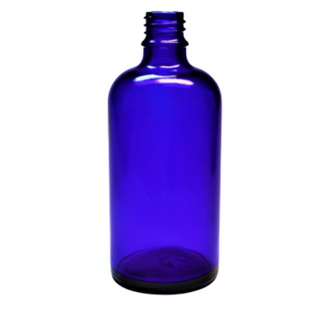 100ml Blauglasflasche