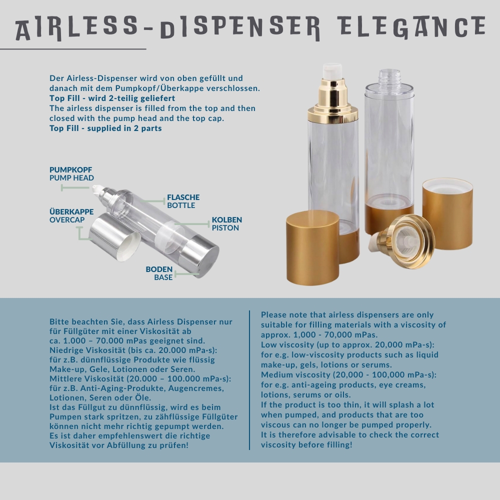 50ml Airless-Dispenser Elegance – Bild 2