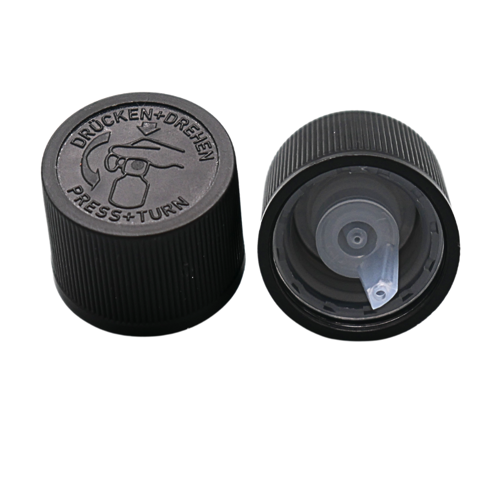 Senkrechttropfermontur 0,7mm schwarz, DIN18