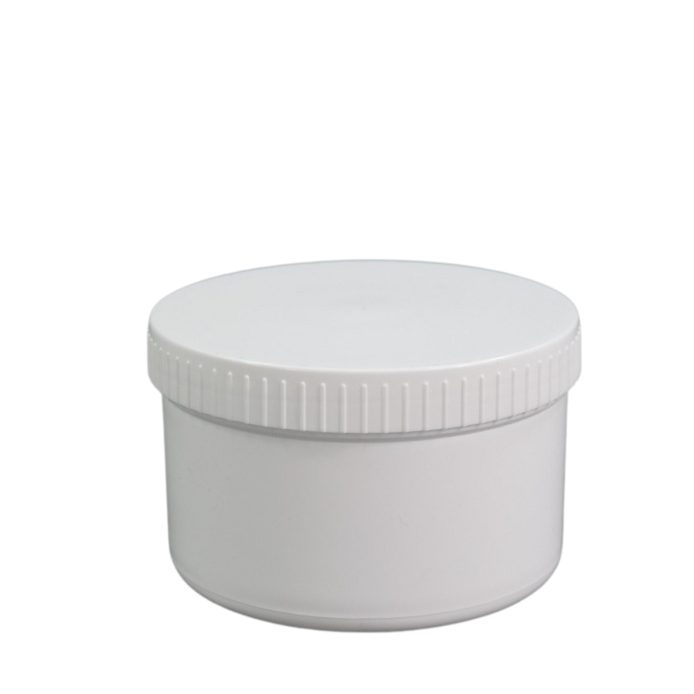 300g/350ml Schraubdose weiß mit weißem Verschluss