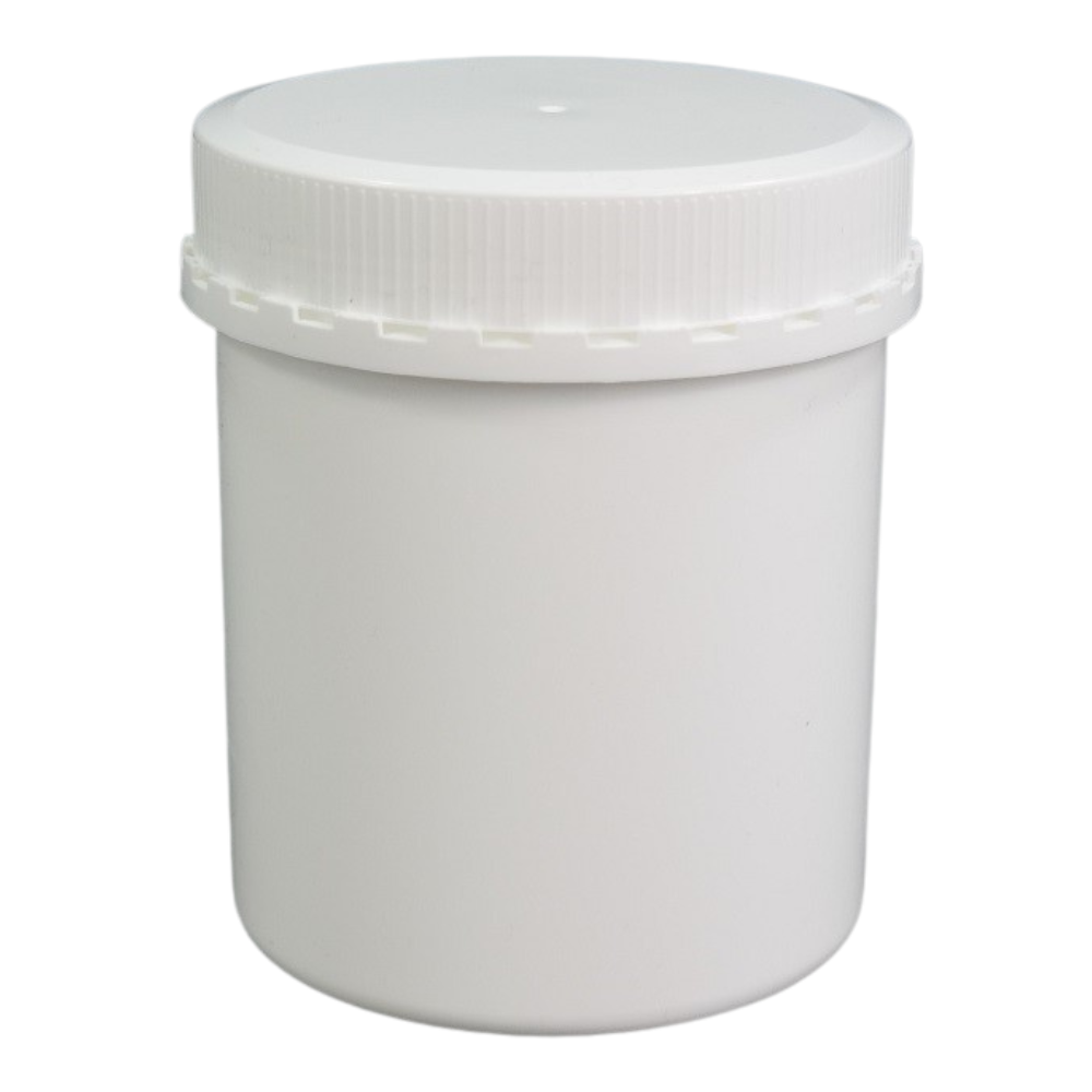 500g/625ml Schraubdose OV weiß mit Sicherheitsverschluss