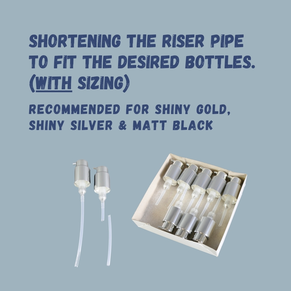 Kürzung des Steigrohrs