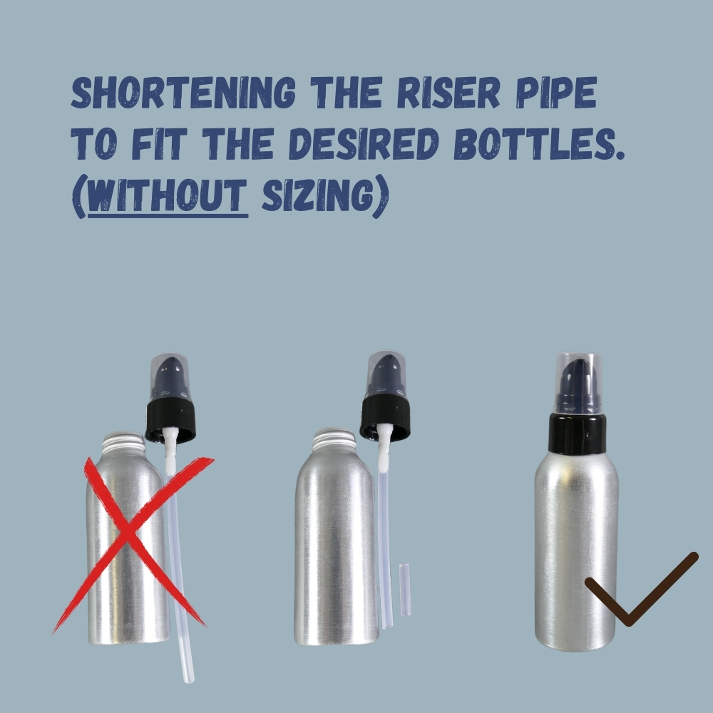 Kürzung des Steigrohrs